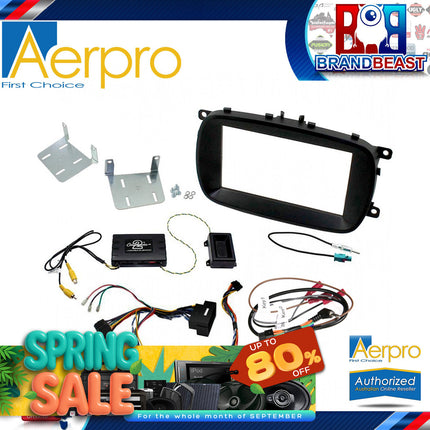 Aerpro FP8125K Double DIN Stereo Install Kit to Suit Fiat 500X