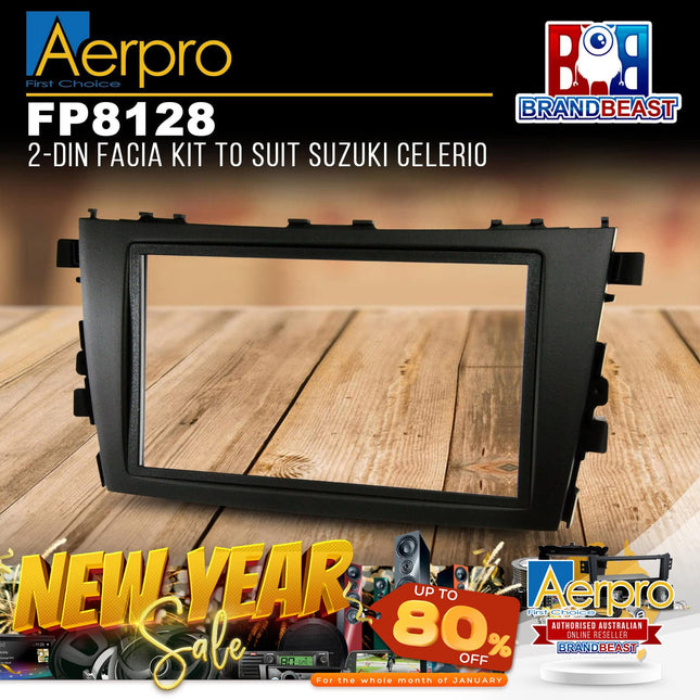 Aerpro FP8128 2-DIN Facia Kit to Suit Suzuki Celerio