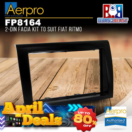 Aerpro FP8164 2-DIN Facia Kit to Suit Fiat Ritmo