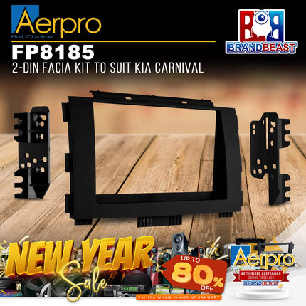 Aerpro FP8185 2-DIN Facia Kit Suit Kia Carnival 2015-ON Matte Black