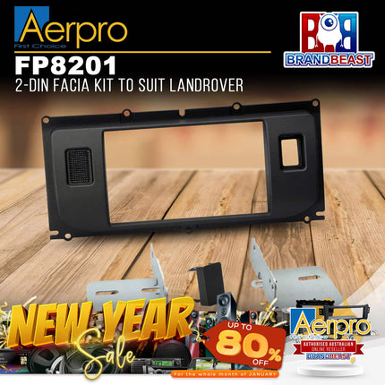 Aerpro FP8201 Double DIN Facia to Suit Land Rover Range Rover