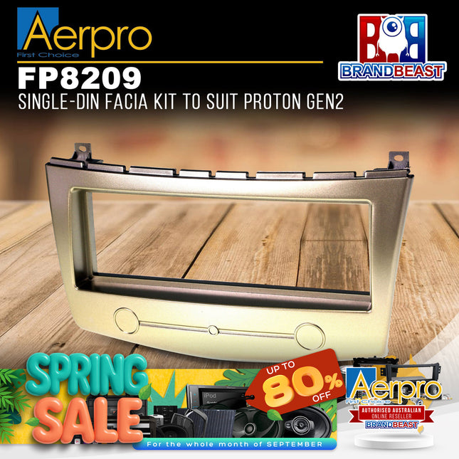 Aerpro FP8209 Single-DIN Facia Kit to Suit Proton GEN2