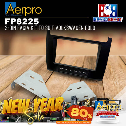 Aerpro FP8225 2-DIN Facia Kit to Suit Volkswagen Polo