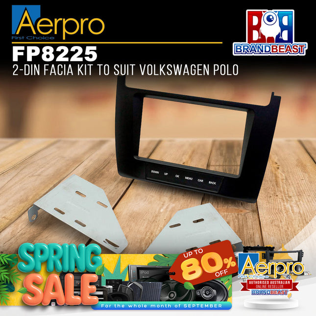 Aerpro FP8225 2-DIN Facia Kit to Suit Volkswagen Polo