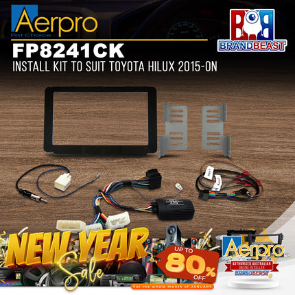 Aerpro FP8241CK Install Kit to Suit Toyota Hilux 2015-On