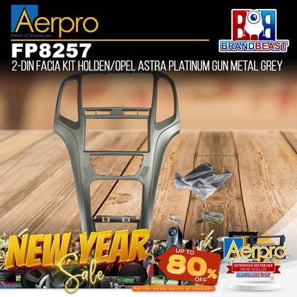 Aerpro FP8257 Double DIN Facia Kit Suit Holden Astra PJ & Opel Astra AS