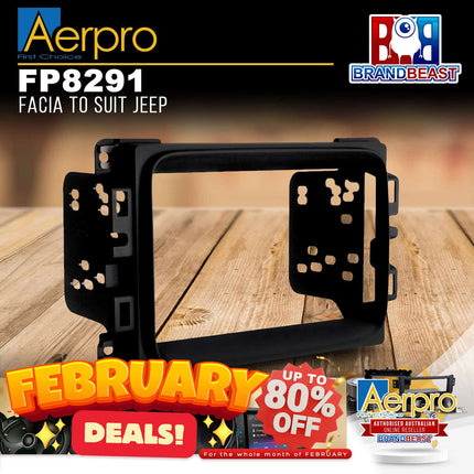 Aerpro FP8291 Facia To Suit Jeep