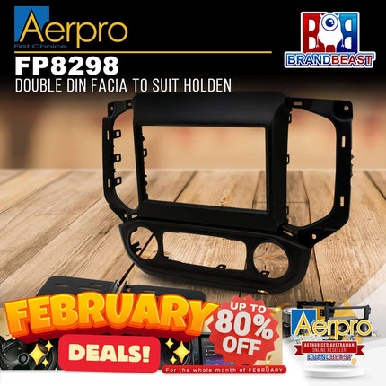 Aerpro FP8298 Double Din Facia Holden