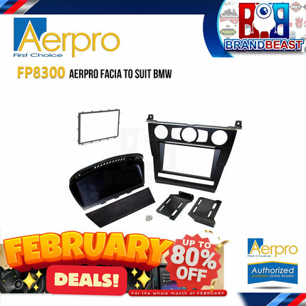 Aerpro FP8300 Double DIN Facia Kit to Suit BMW 5 Series 2004-2010 E60, E61