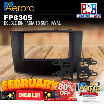 Aerpro FP8305 Double DIN Facia to Suit Haval H6