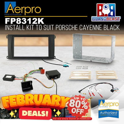 Aerpro FP8312K Installation Kit to Suit Porsche Cayenne 2008-2010