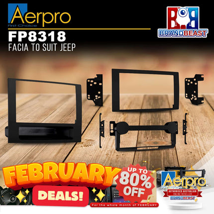 Aerpro FP8318 Facia to Suit Jeep