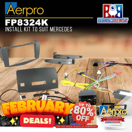 Aerpro FP8324K Install Kit To Suit Mercedes