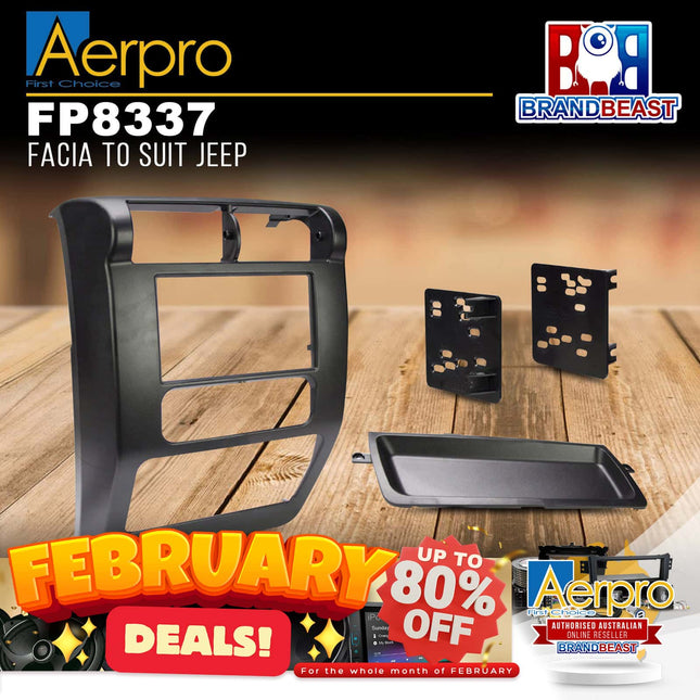 Aerpro FP8337 Facia To Suit Jeep