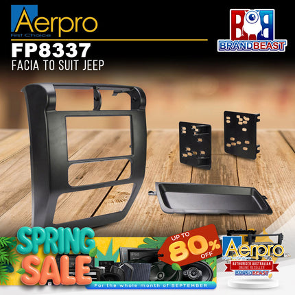 Aerpro FP8337 Facia To Suit Jeep