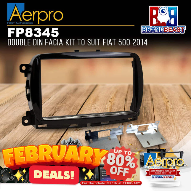 Aerpro FP8345 Double Din Facia Kit to Suit Fiat Fiat 500 2014