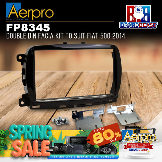 Aerpro FP8345 Double Din Facia Kit to Suit Fiat Fiat 500 2014