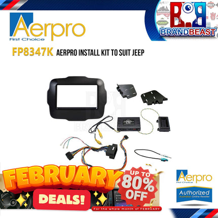 Aerpro FP8347K Install Kit To Suit Jeep