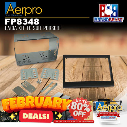 Aerpro FP8348 Facia Kit To Suit Porsche