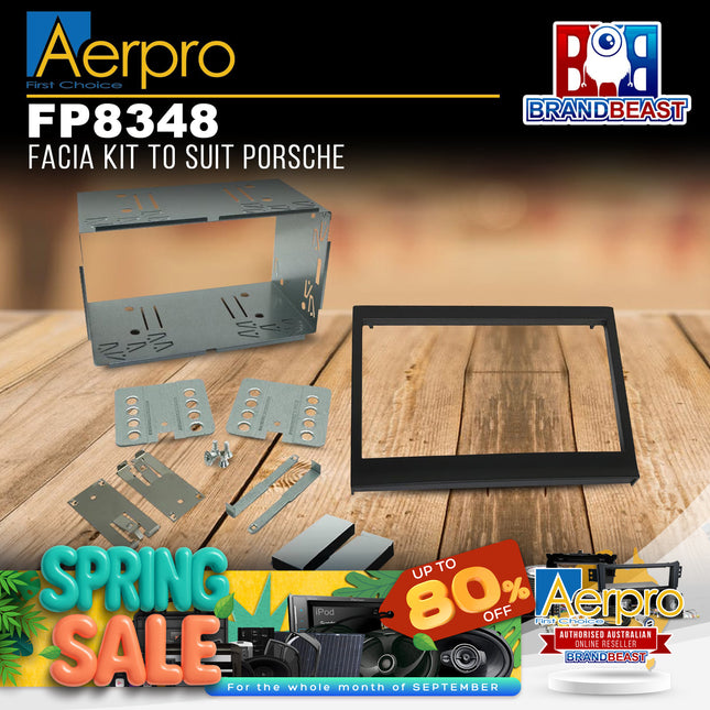 Aerpro FP8348 Facia Kit To Suit Porsche