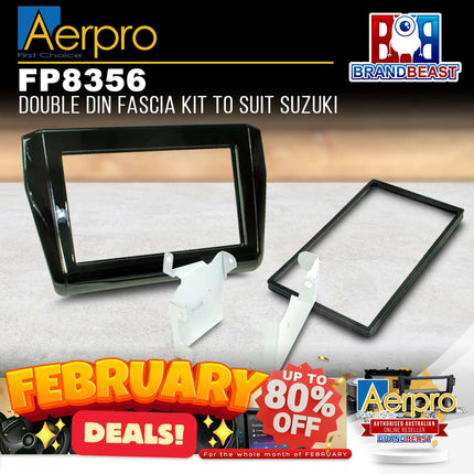 Aerpro FP8356 Double DIN Facia Kit to Suit Suzuki Swift