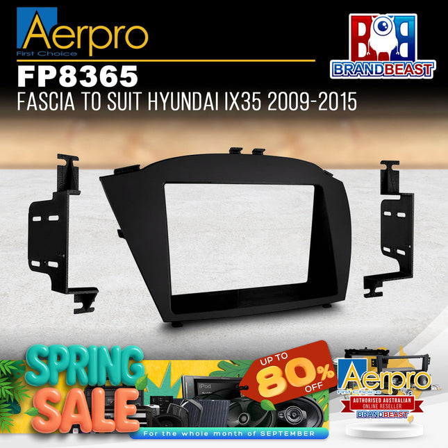 Aerpro FP8365 Double DIN Facia Kit Suit Hyundai iX35 2013-2015 Series 2 NAV