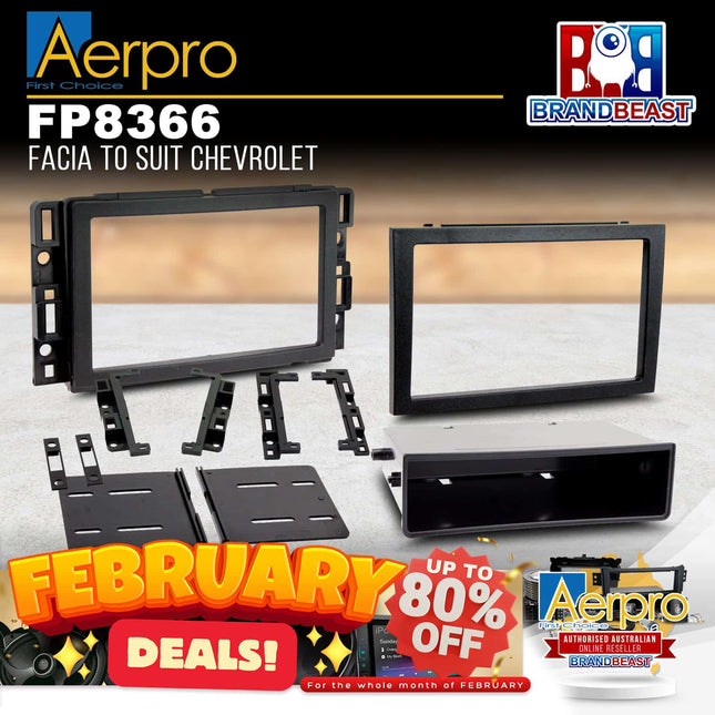 Aerpro FP8366 Facia to Suit Chevrolet Silverado 2007-2013