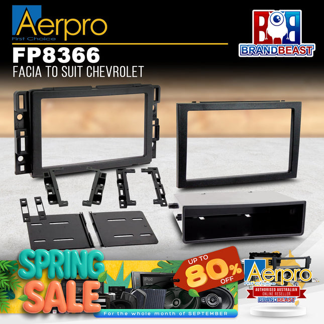 Aerpro FP8366 Facia to Suit Chevrolet Silverado 2007-2013