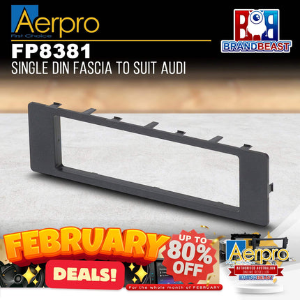 Aerpro FP8381 Single DIN Facia to Suit Audi