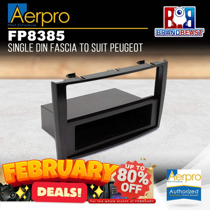 Aerpro FP8385 Single DIN Facia to Suit Peugeot