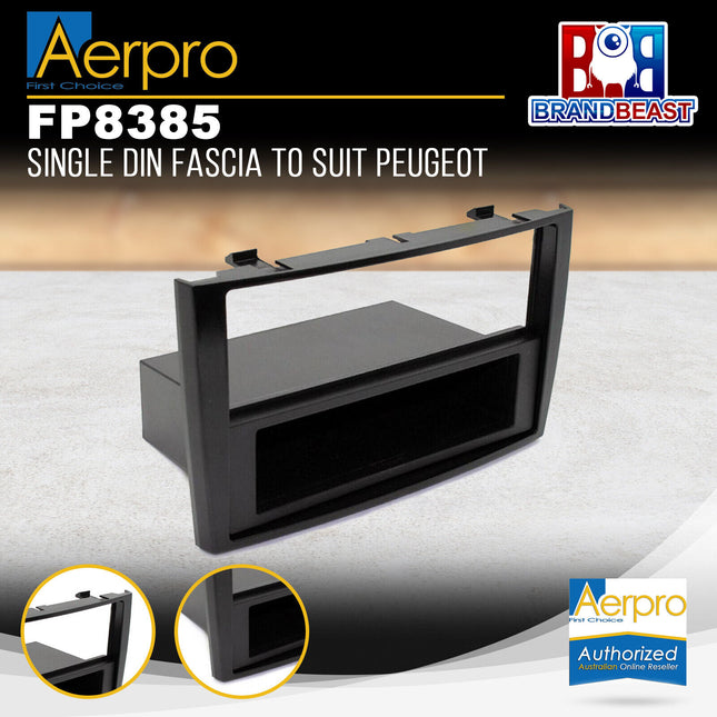 Aerpro FP8385 Single DIN Facia to Suit Peugeot