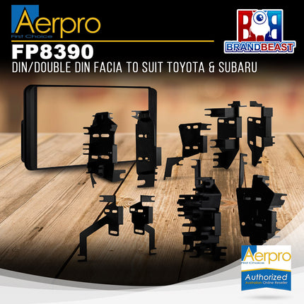 Aerpro FP8390 DIN/Double DIN Facia to Suit Toyota & Subaru