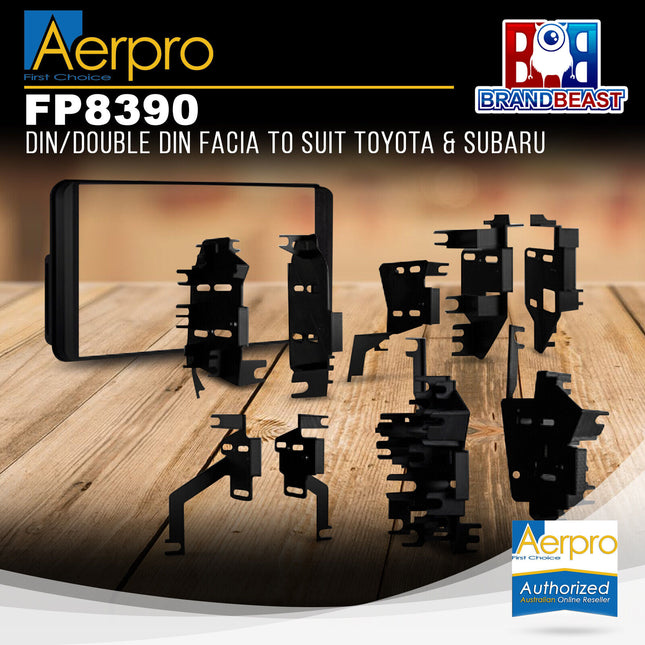 Aerpro FP8390 DIN/Double DIN Facia to Suit Toyota & Subaru