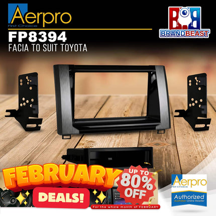 Aerpro FP8394 Facia to Suit Toyota