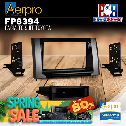 Aerpro FP8394 Facia to Suit Toyota