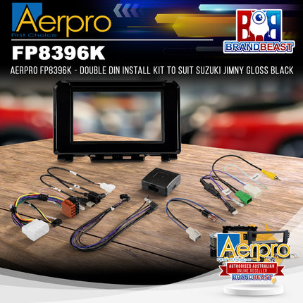 Aerpro FP8396K - Double DIN Install Kit To Suit Suzuki Jimny Gloss Black