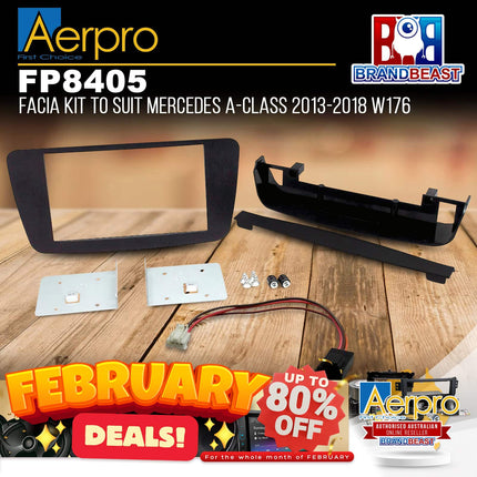 Aerpro FP8405 Facia Kit to Suit Mercedes A-Class 2013-2018 W176