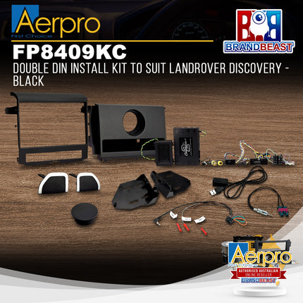 Aerpro FP8409KC Double DIN Install Kit to Suit Landrover Discovery - Black