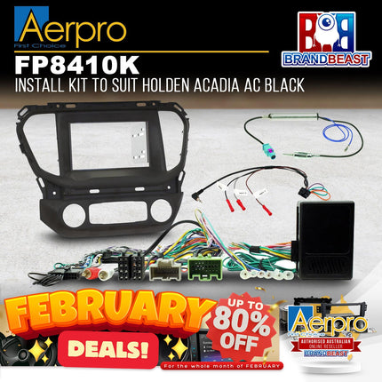 Aerpro FP8410K Install Kit to Suit Holden Acardia