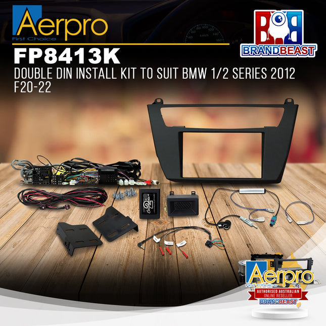 Aerpro FP8413K Double DIN Install Kit to Suit BMW 1/2 Series 2012 F20-22