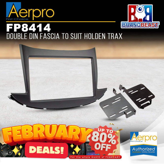 Aerpro FP8414 Double DIN Facia to Suit Holden Trax 2017-On TJ