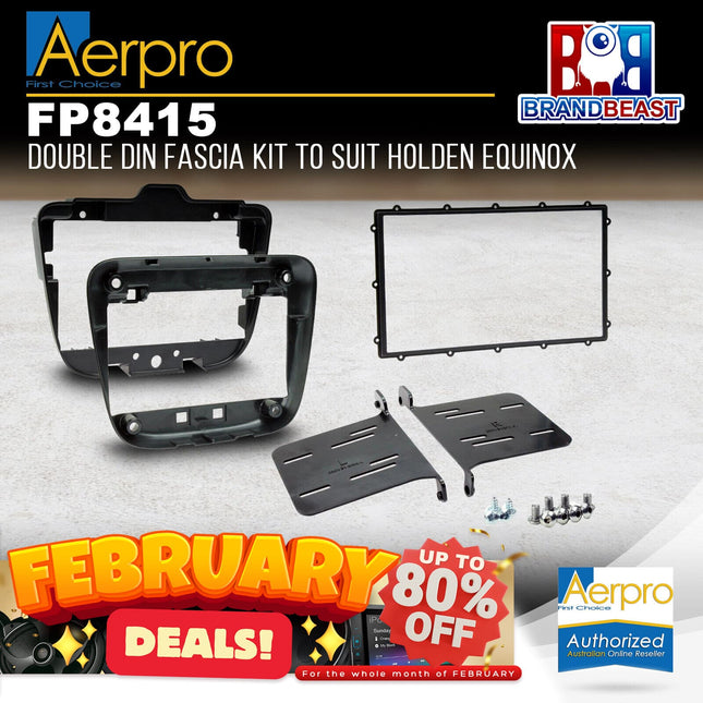 Aerpro FP8415 Double DIN Facia to Suit Holden Equinox 2017- EQ