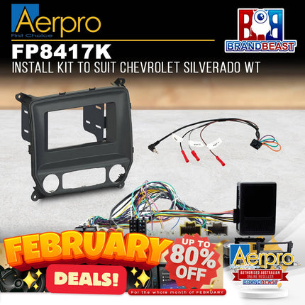 Aerpro FP8417K Install Kit to Suit Chevrolet Silverado