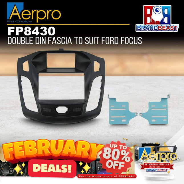 Aerpro FP8430 Double DIN Facia Kit to Suit Ford Focus 2012-2014