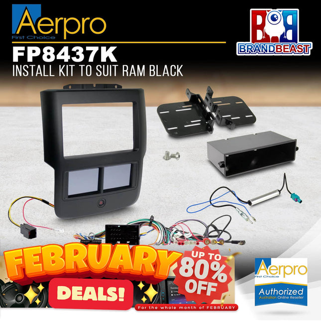 Aerpro FP8437K Install Kit to Suit Dodge Ram