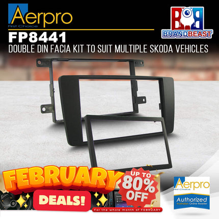 Aerpro FP8441 D/Din Facia Kit to Suit Multiple Skoda Vehicles