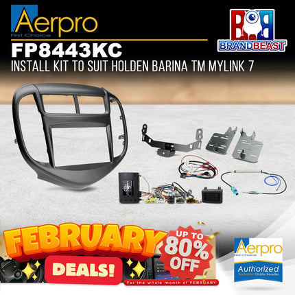 Aerpro FP8443KC Install Kit to Suit Holden Barina TM  Mylink 7