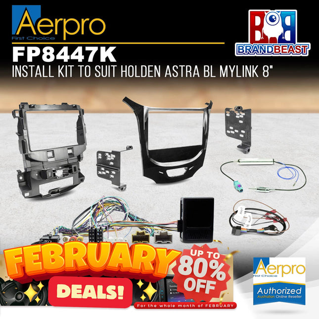 Aerpro FP8447K Install Kit to Suit Holden Astra BL Mylink 8&quot;