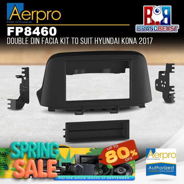 Aerpro FP8460 Double Din Facia Kit to Suit Hyundai Kona 2017