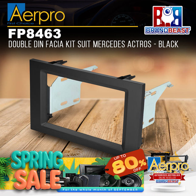 Aerpro FP8463 Double DIN Facia Kit Suit Mercedes Actros - Black